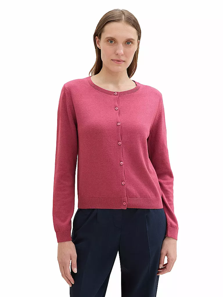 TOM TAILOR Strickjacke pink