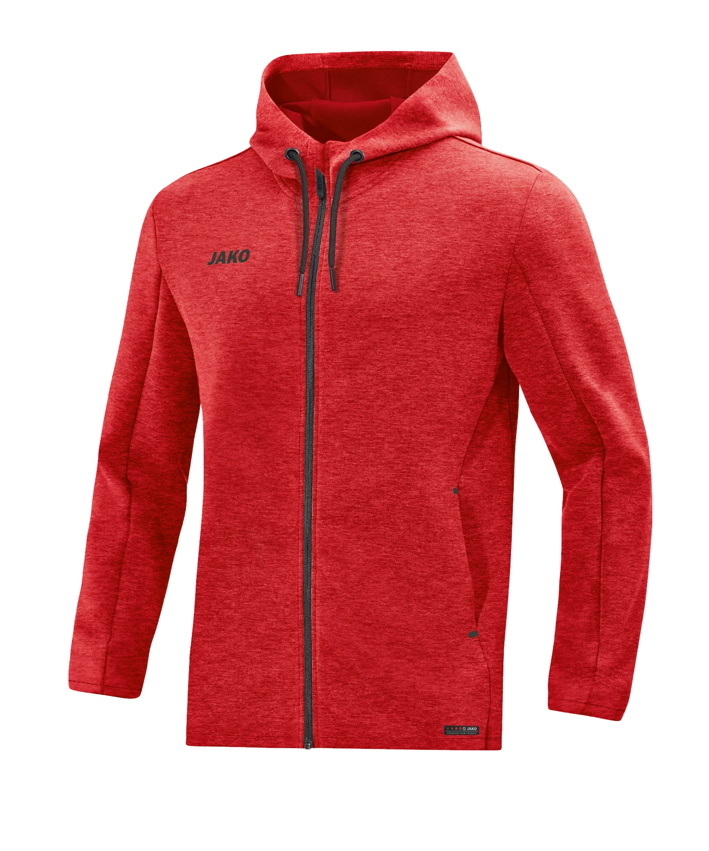 JAKO Premium Basic Kapuzenjacke Rot F01