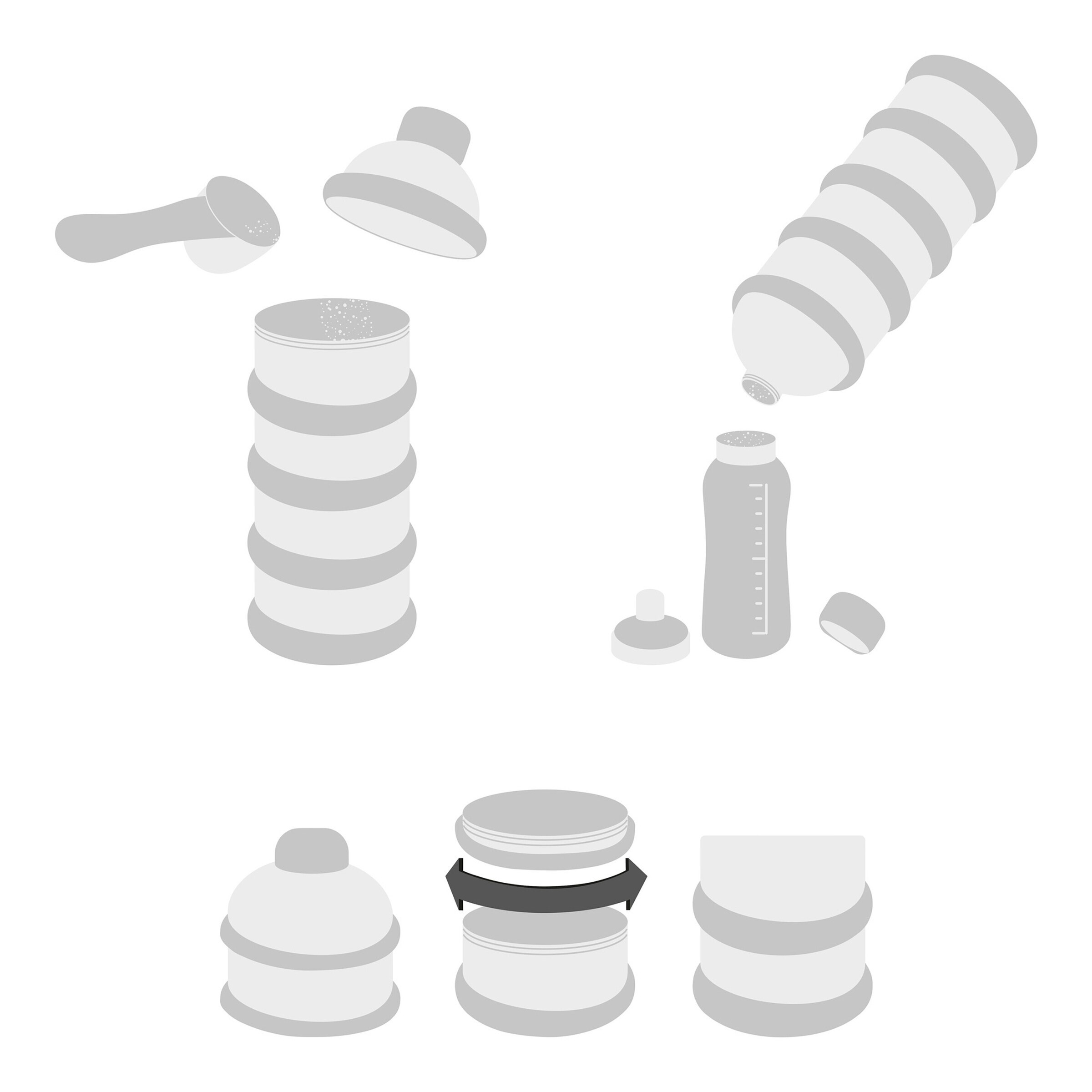 baby-walz - BASICS Milchpulver-Portionierer