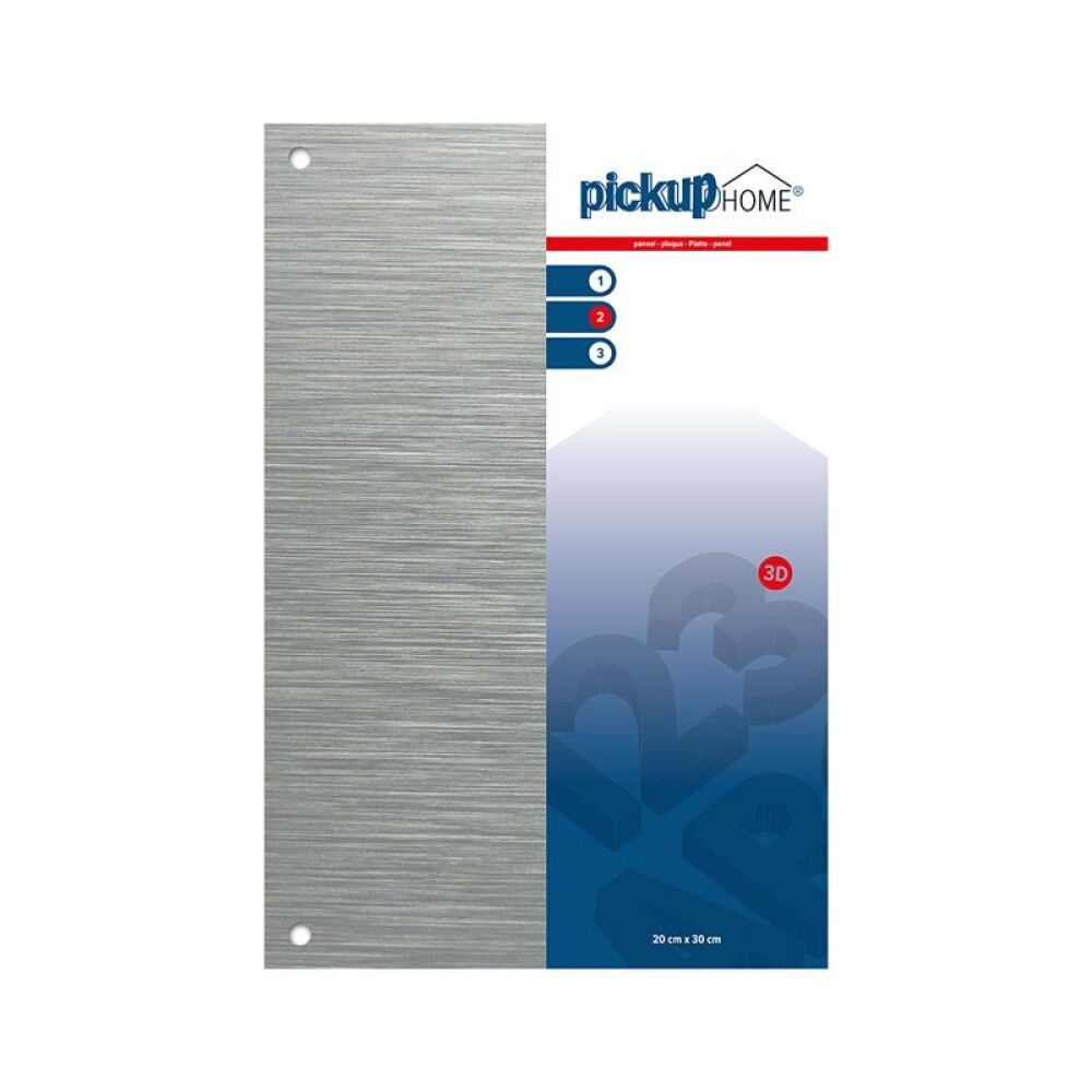 SKILT PICKUP 3D HOME PANEL ALUMINIUM 30 X 30 CM