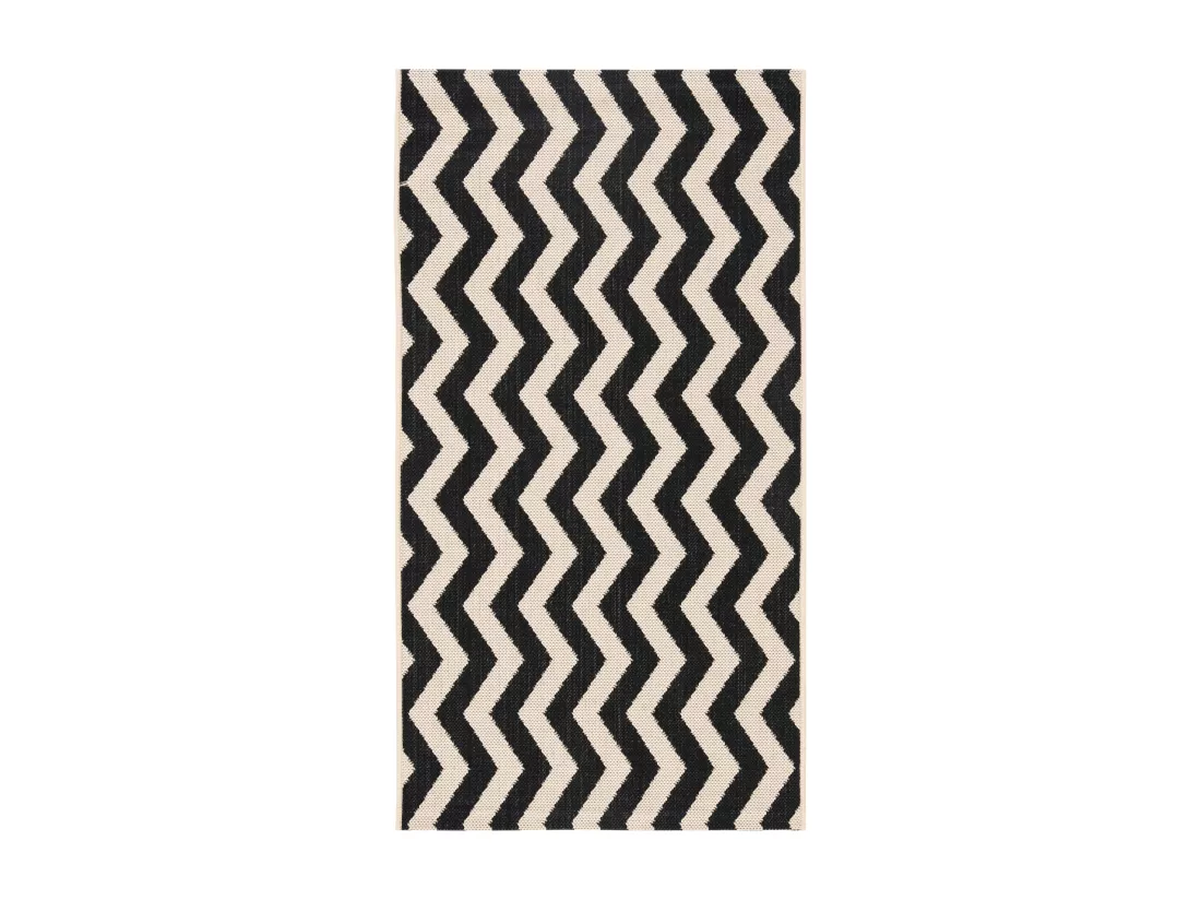 Tapis Black & Beige 122 X 170 cm - Amalfi