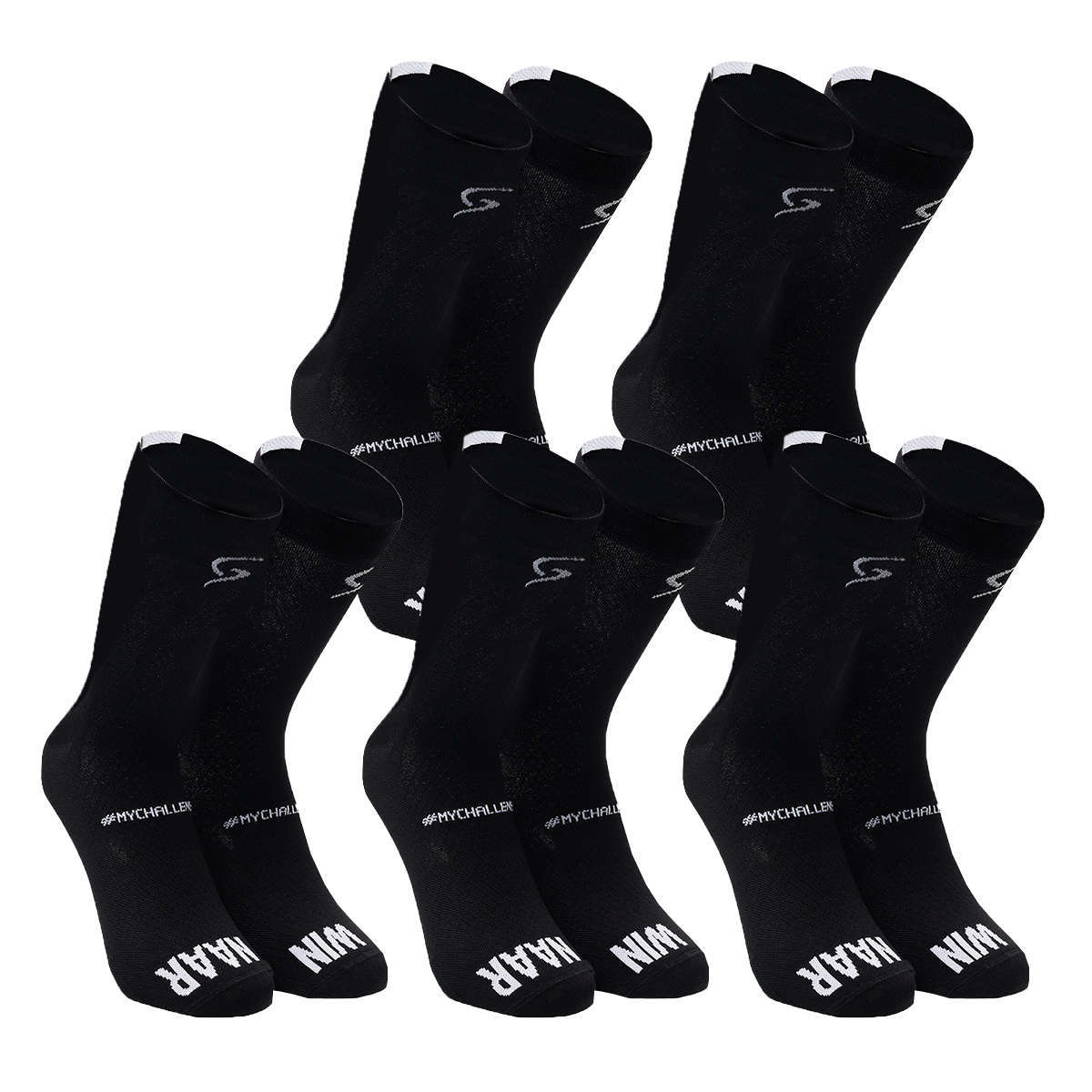 FUTURUM Meryl Skinlife Sokken 5-Pack Zwart