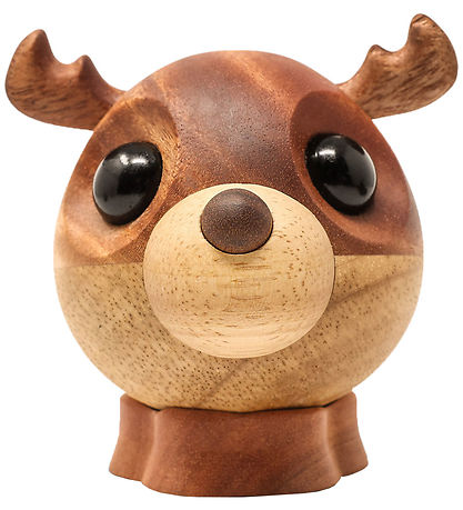Fablewood Muntermacher-Rentier - Rolf - 9 cm - Natur