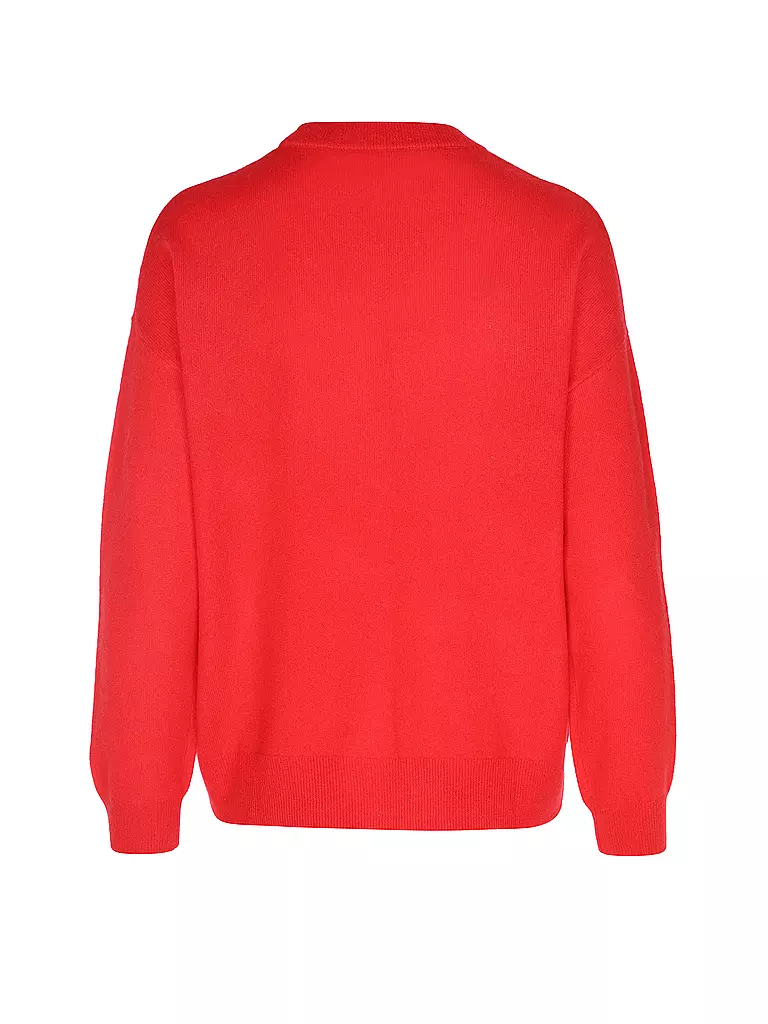 LES TRICOTS DE LEA Kaschmirpullover MAPOUPETTE rot