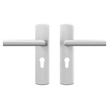 AXA deurkrukset Curve Milan aluminium blindschild sleutelgat PC55