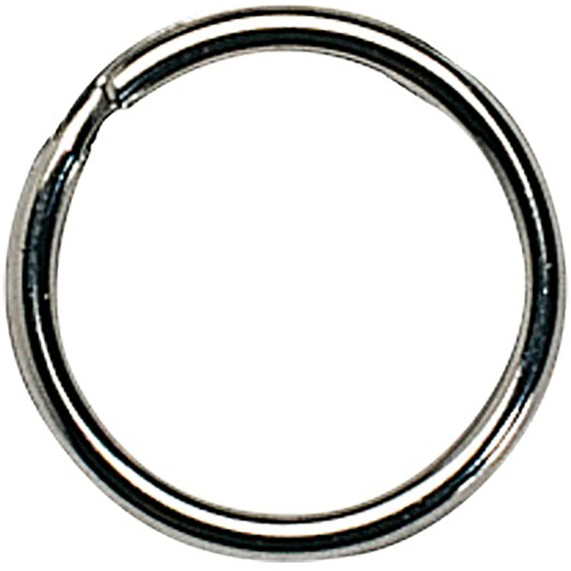Rieffel Schlüsselringe 8050 FS, 25 mm, 100 Stück, silber