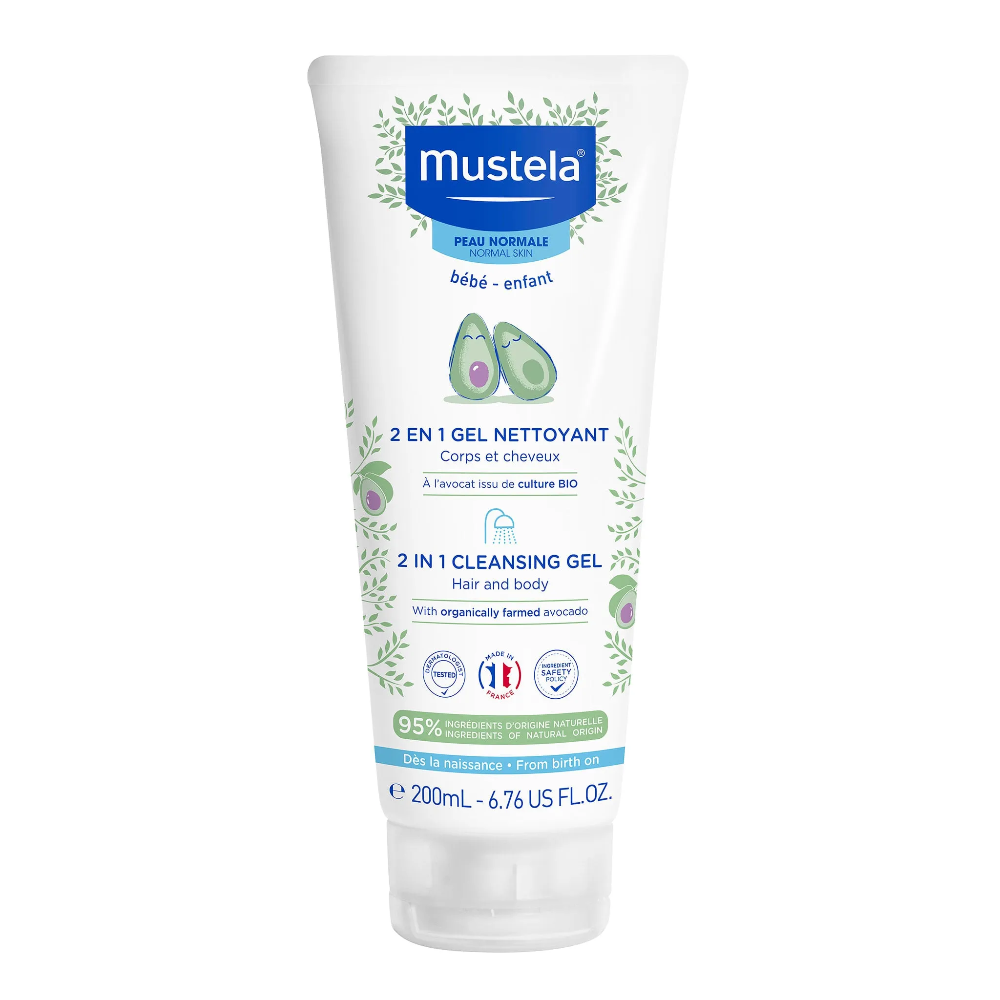 Mustela Savon 2 En 1 Pour Cheveux et Corps - 200ml
