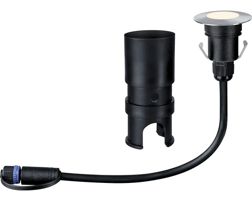 Paulmann Plug & Shine LED Inbouwspot Enkele Spot IP65 2.5W 95 lm 3000K Staande Mini Zilver 230/24V