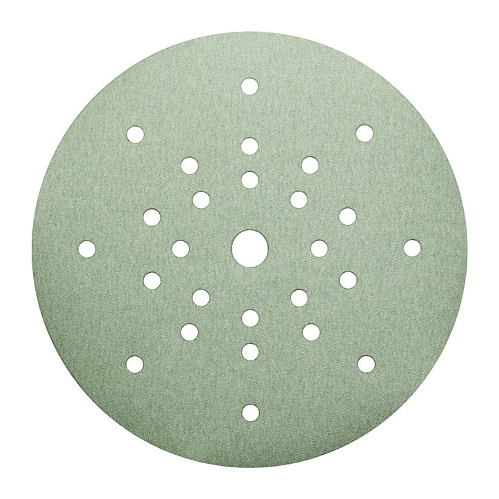 Papier abrasif corindon ø225 mm grain 180 anti-encrassement, lot de 15
