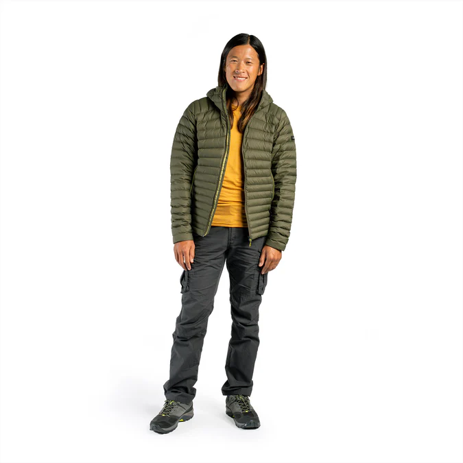 Decathlon Forclaz - Jaqueta puffer com capuz Forclaz MT100 para homem
