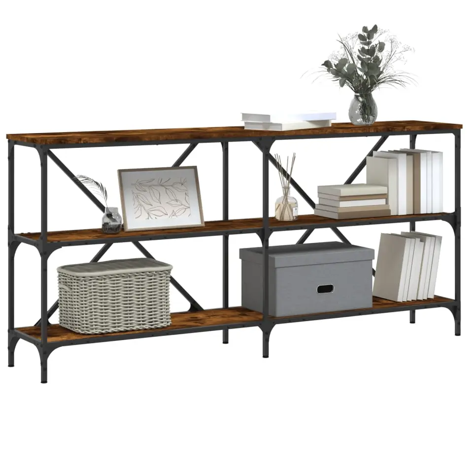 vidaXL - Wandtafel - Bruin - Bewerkt hout