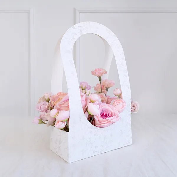 Witte Uitdeelbox Bloemenbak 38cm