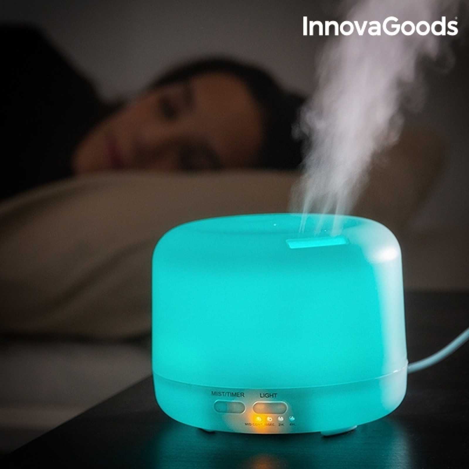Umidificador de aromaterapia multicolorido InnovaGoods (1 unidade)