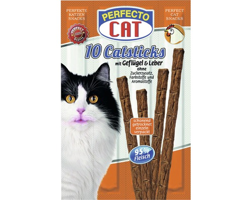 PERFECTO CAT Kattensticks Gevogelte & Lever 10 Stuks