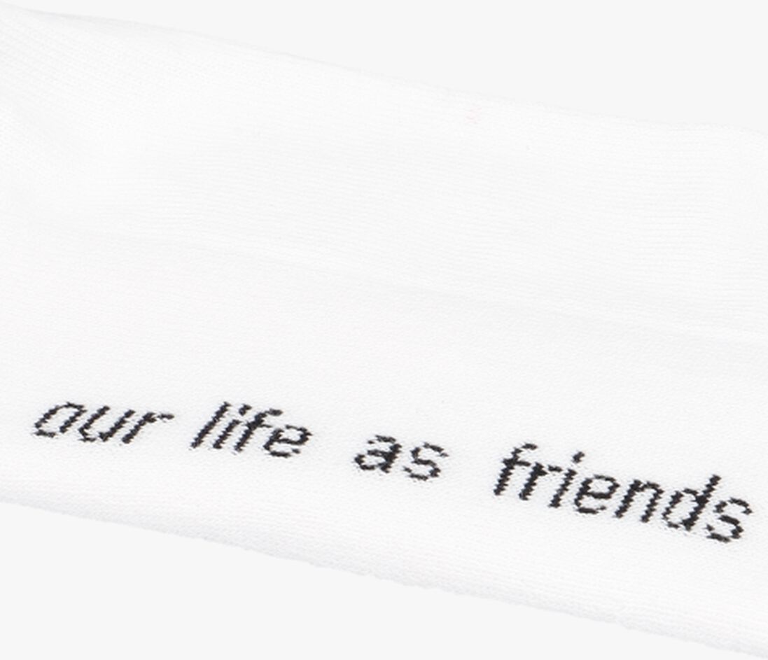 witte olaf hussein sokken monogram socks