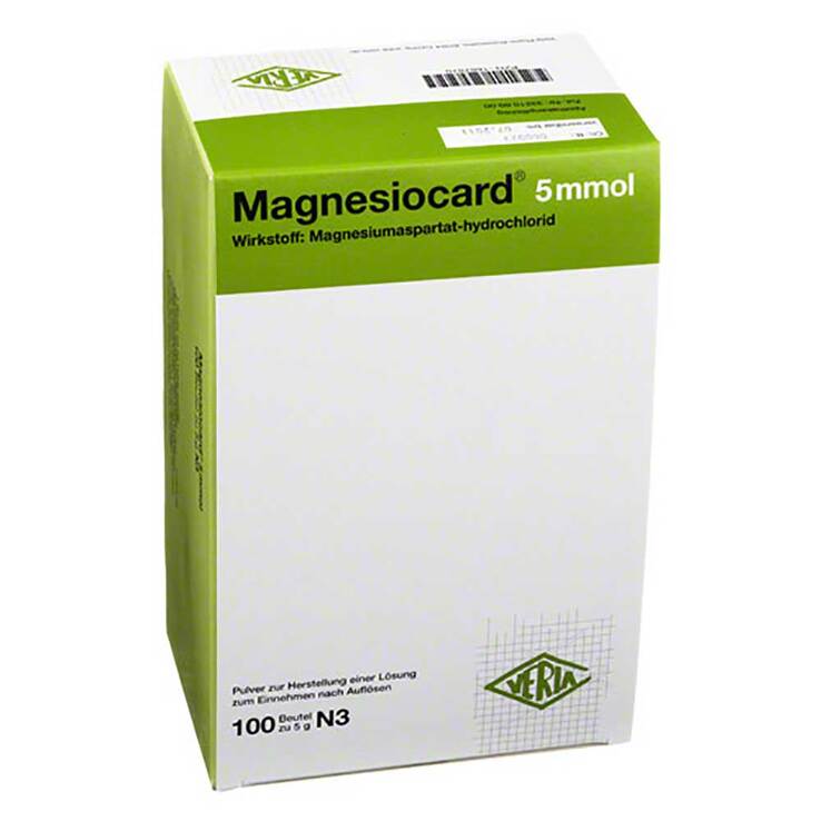 Magnesiocard 5 mmol Pulver, 100 St