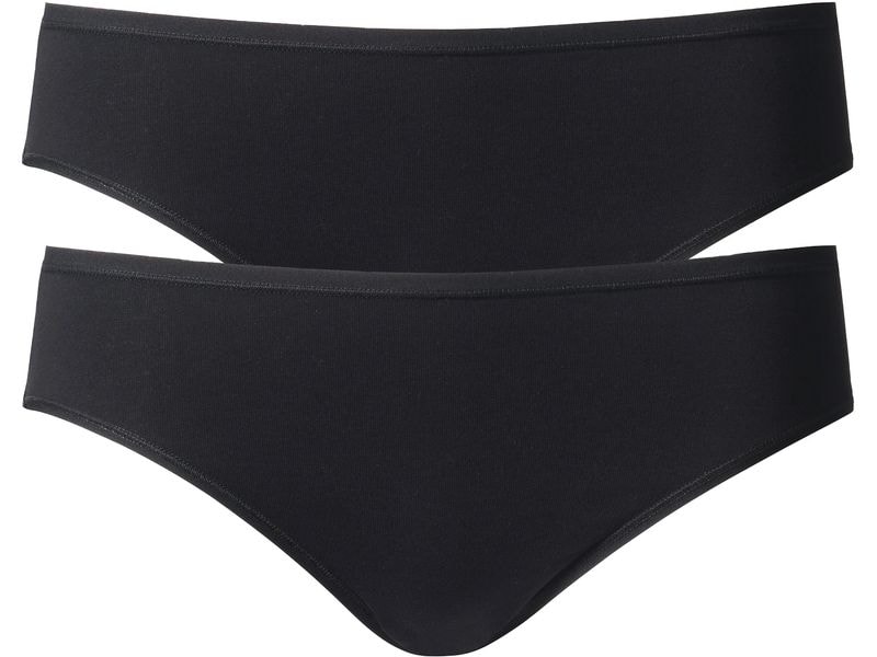 Calida Unterhosen Benefit Women 2er Pack Schwarz, L Damen Slip