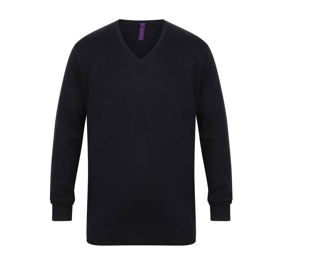 HENBURY HY720 - Pull Col V Élégant pour Homme Henbury