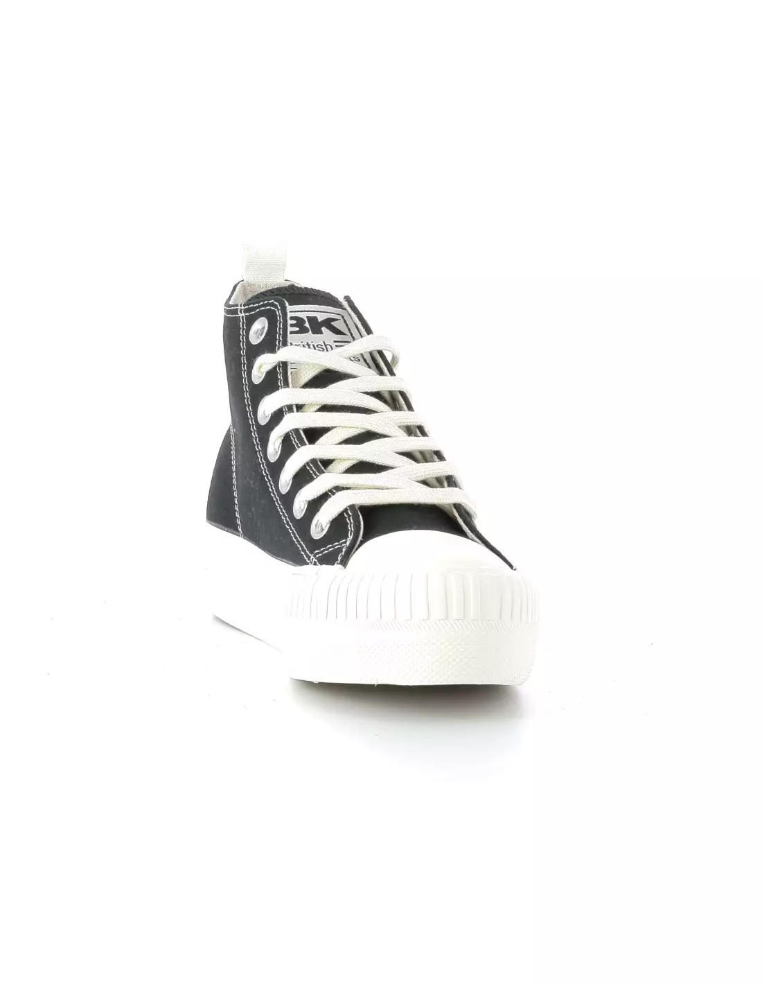 BRITISH KNIGHTS KAYA MID PRINTED - Baskets BLACK/REDHEART/OFFWHITE
