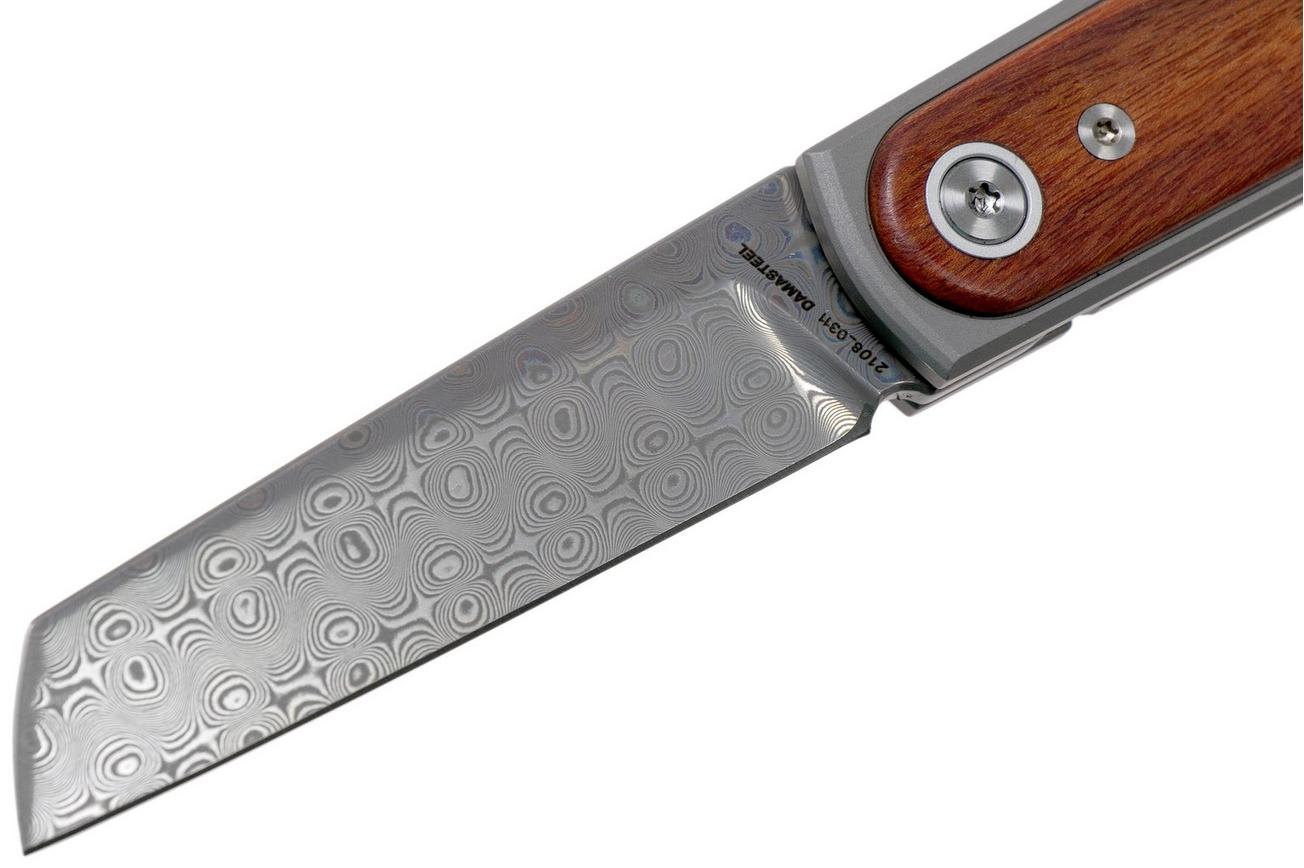 The James Brand The Duval Rosewood Damascus, KN109159-00 zakmes