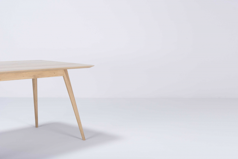 Gazzda Stafa Tafel hout 160x90 whitewash