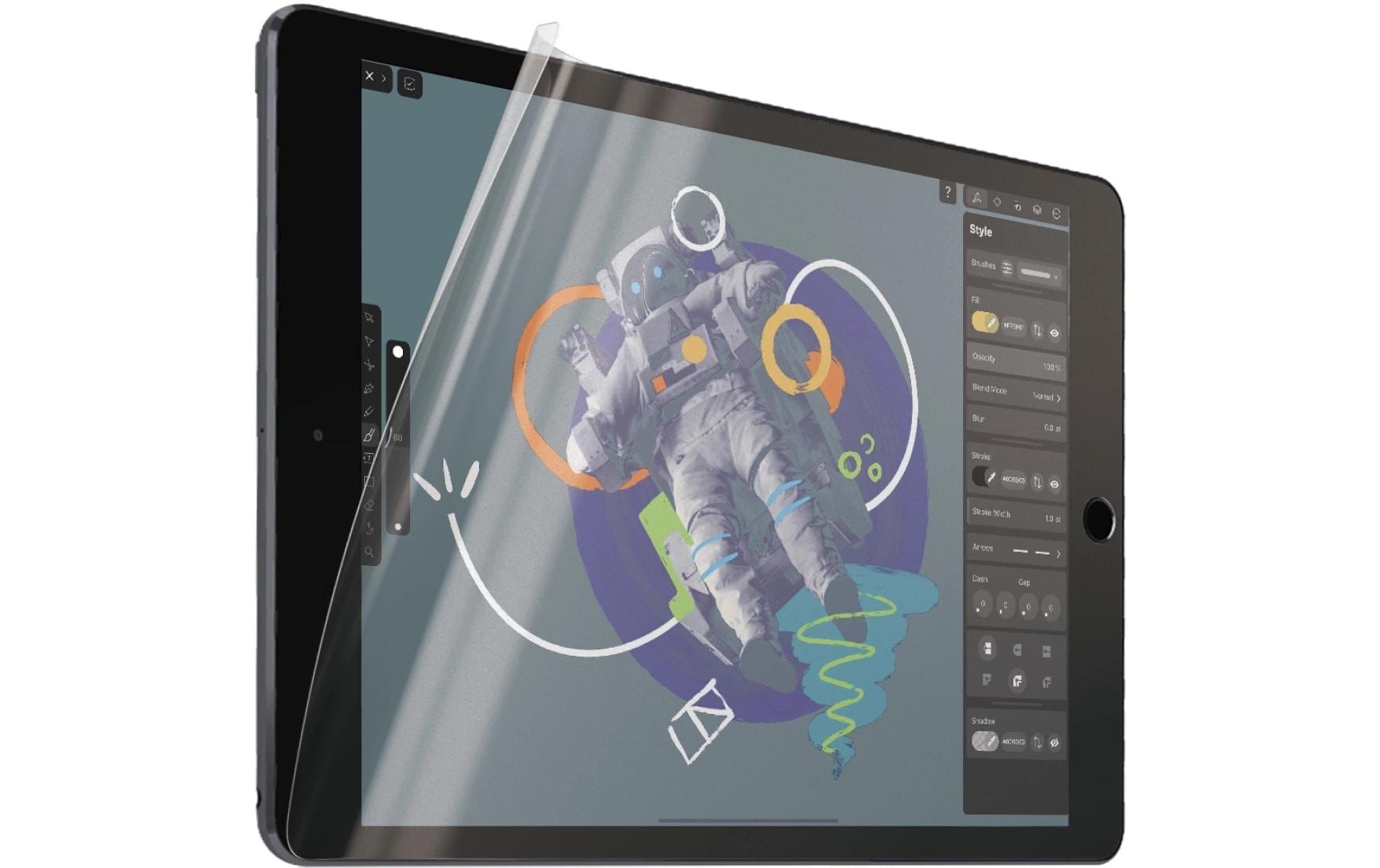 PanzerGlass Schutzfolie »UWF GraphicPaper iPad 7th - 9th Gen, 10,2«