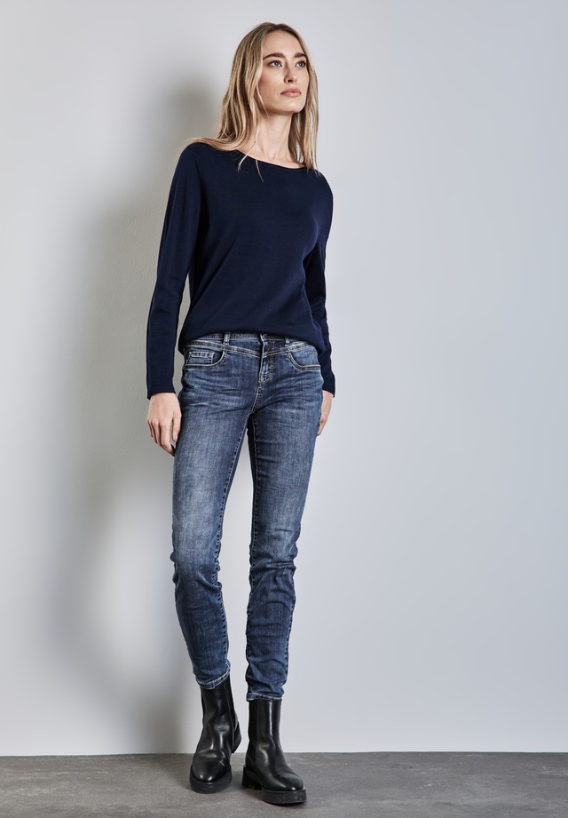 STREET ONE Slim-fit-Jeans »Style YORK«, im Five-Pocket Style