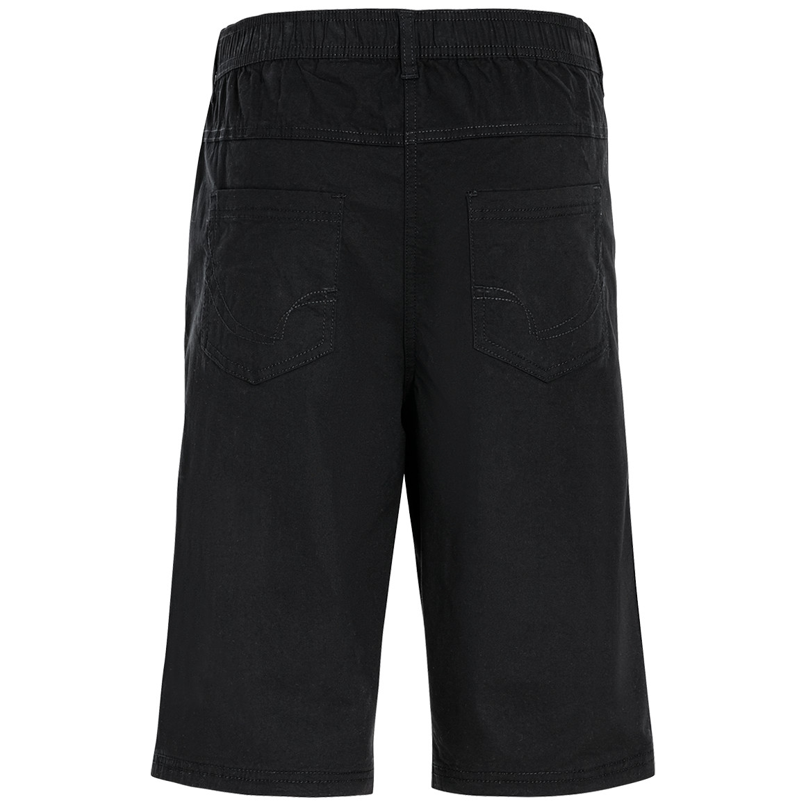 Gina Benotti Damen Bermuda-Shorts unifarben schwarz