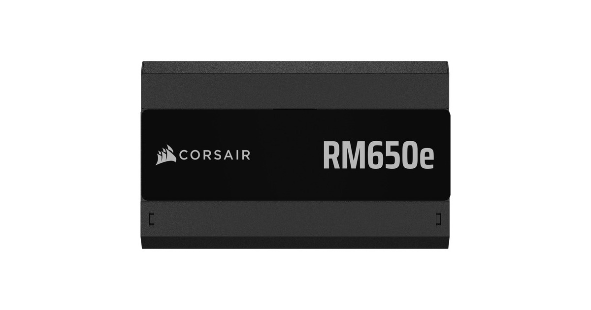 CorsairRM650e (2025) modulaire 650 watt voeding   (Zwart, 1x 12V-2x6, 1x PCIe)