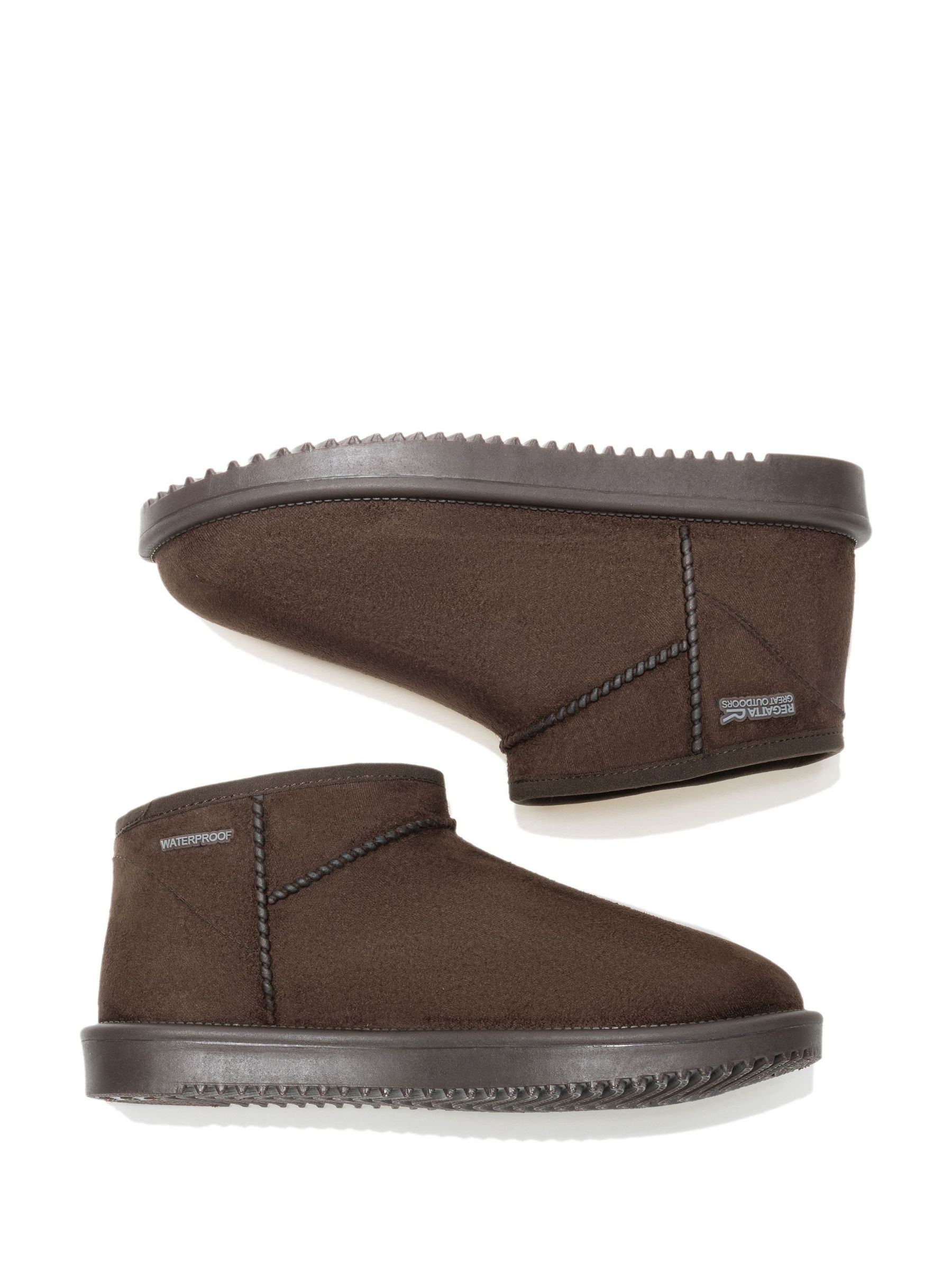 Beige - Regatta Adult Risley Short Cosy Lined Waterproof Boots