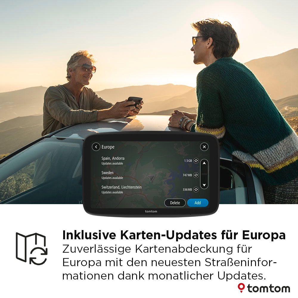 TomTom PKW-Navigationsgerät »GO Classic 5Zoll (2te Generation)« (Zentraleuropa )