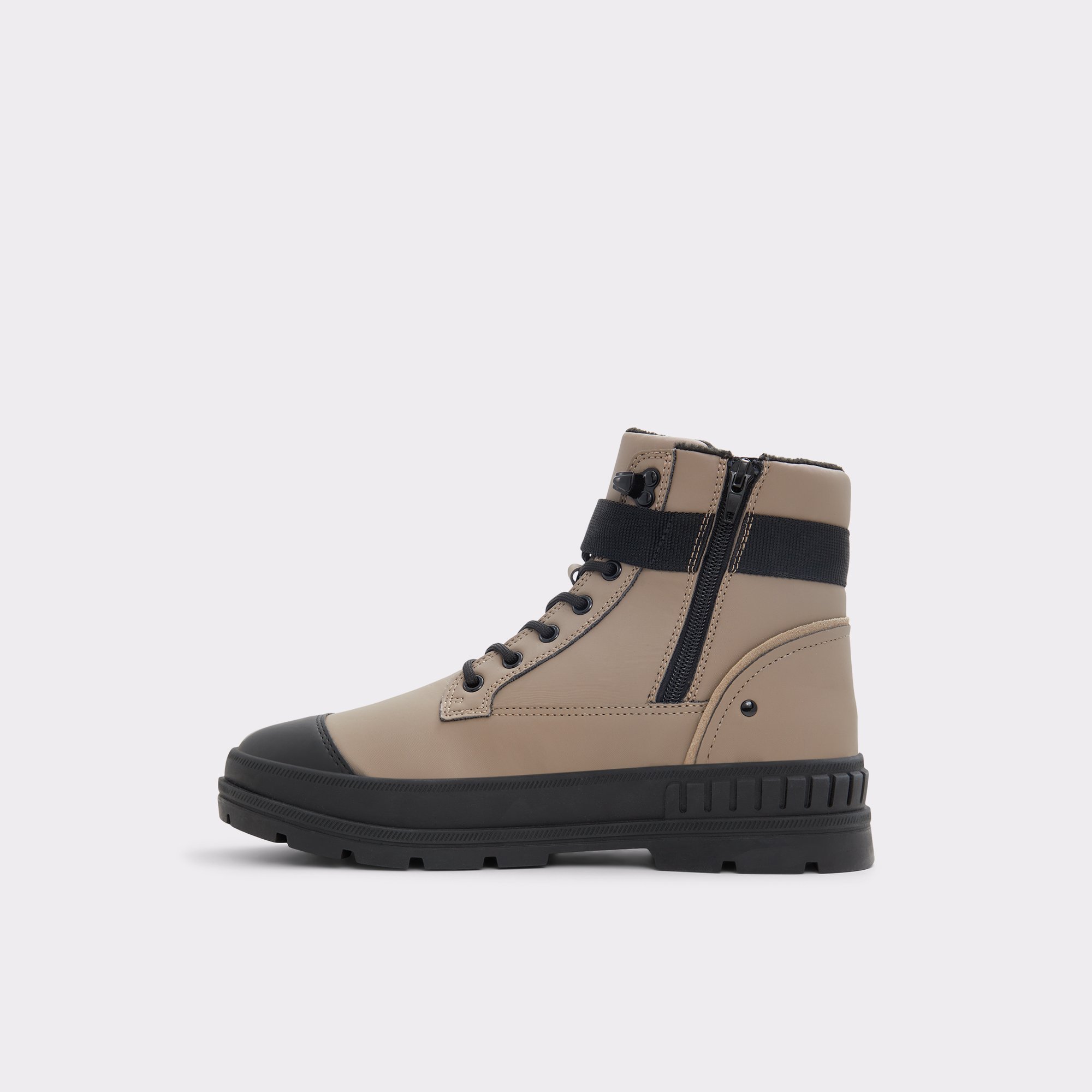 Yonathan-wp Light Beige Synthetic Smooth Men Lace-up boots