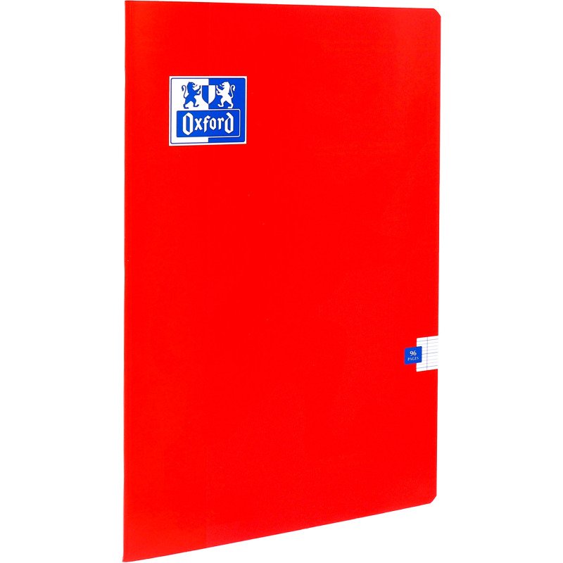 Cahier classique Oxford A4 assorti - grands carreaux - 96 pages