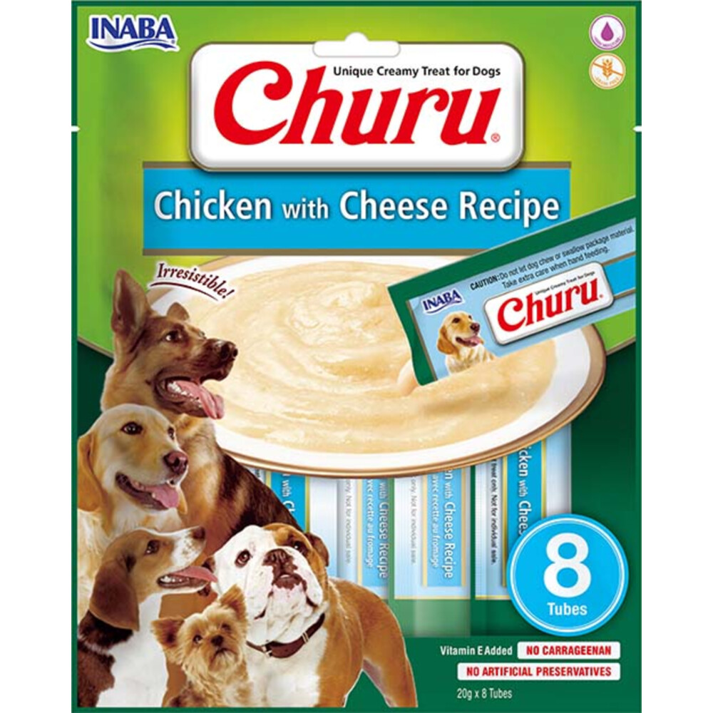 Inaba Churu Hondensnack Chicken & Cheese8 x 20 gr