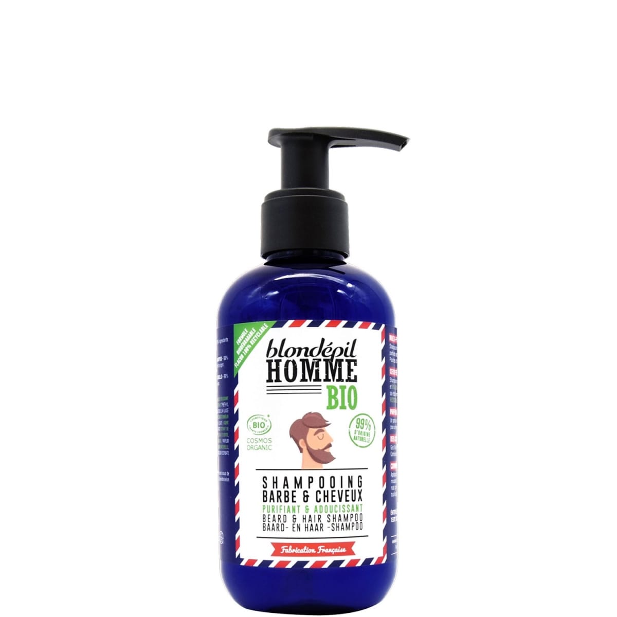 Blondépil Homme Blondépil Homme Shampooing Barbe &  Cheveux Purifiant &  Adoucissant