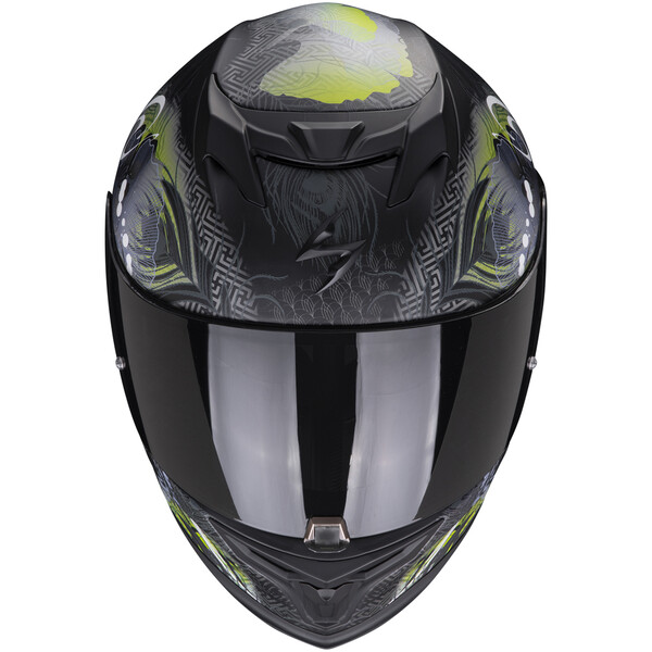 Scorpion - Casque Exo-520 Evo Air Melrose Noir Mat / Jaune