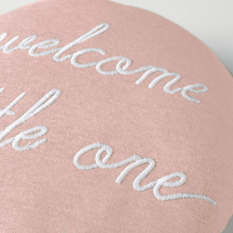 Nordic Coast Company Dekokissen Ballon welcome little one rosa
