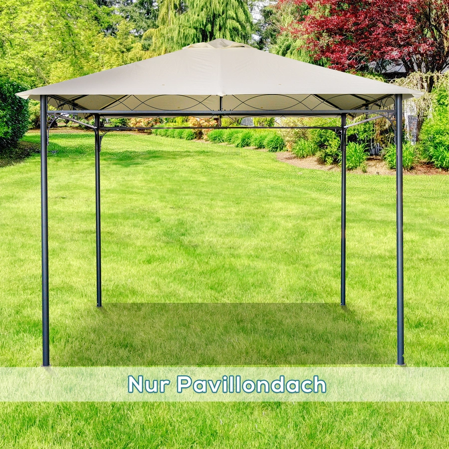 Outsunny Ersatzdach für Pavillon beige
