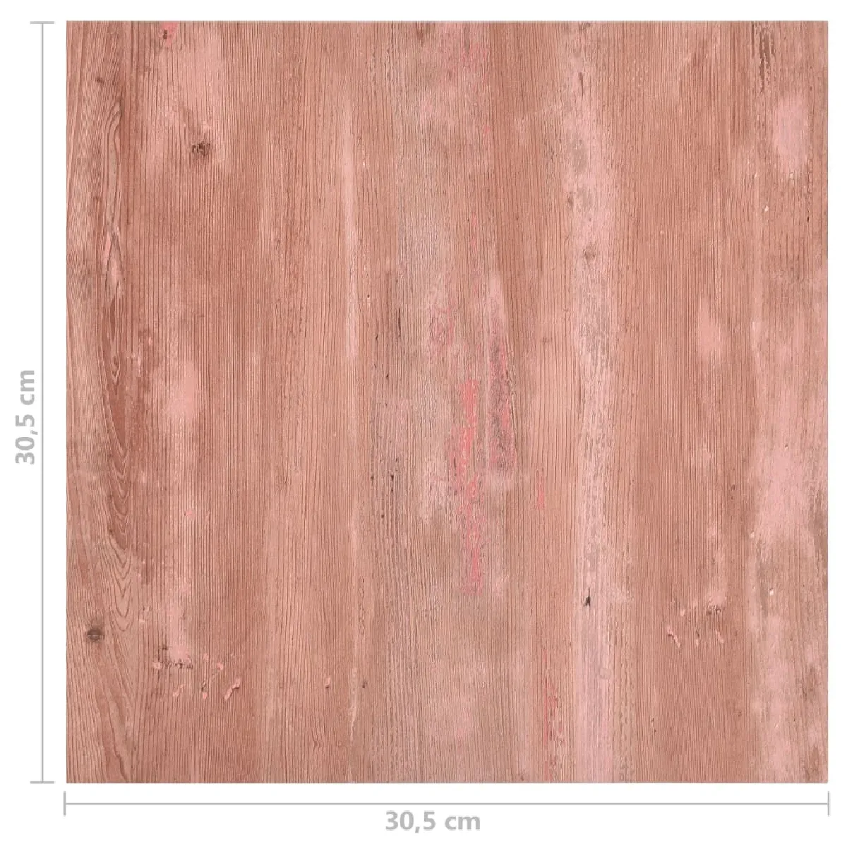 vidaXL Dalles de plancher autoadhésives - Rouge