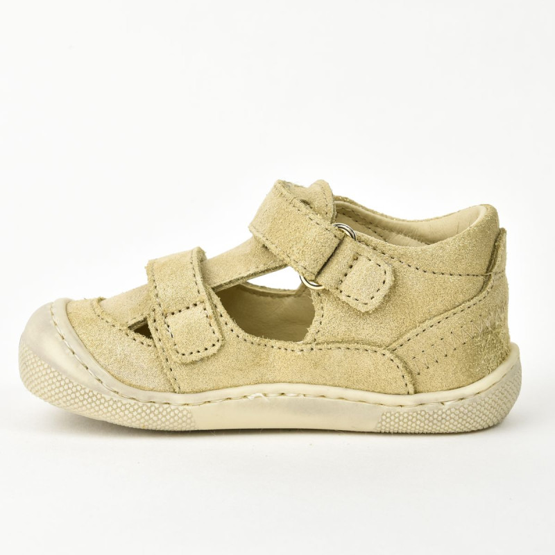 Naturino Naturino Barefoot Irtys Sandales Suede Glitter Platinium