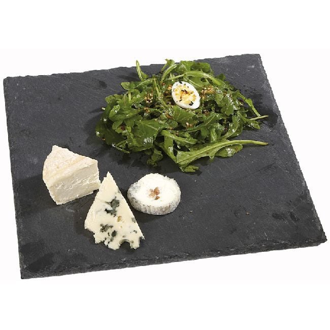 Assiette ardoise carrée
