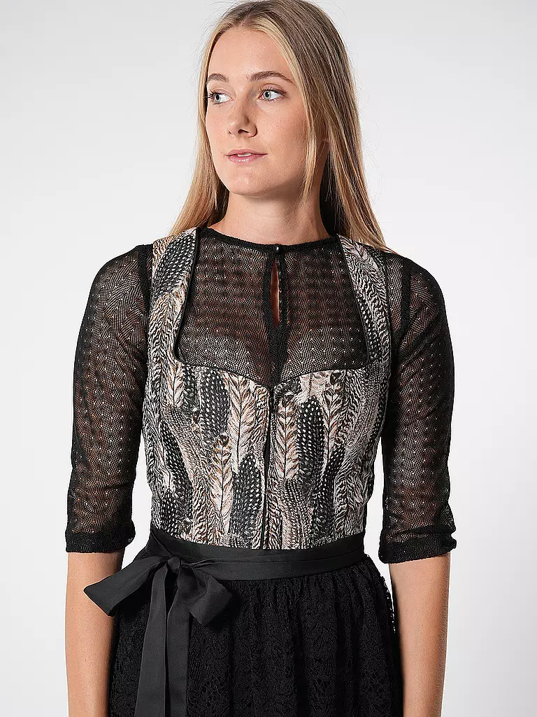 WENGER Dirndlbluse PAULA schwarz