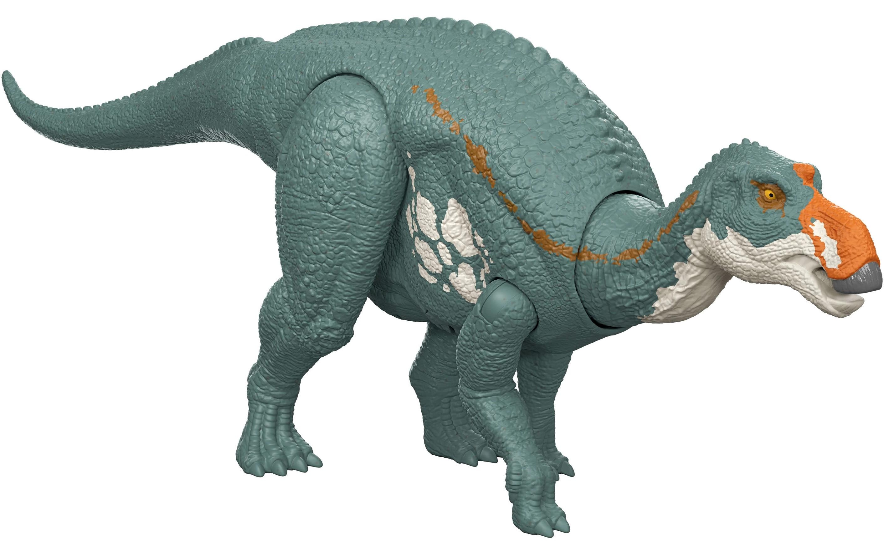Jurassic World Wild Roar MaiasauraDinosaurierfigur mit Angriffsbewegung und mächtigem Gebrüll