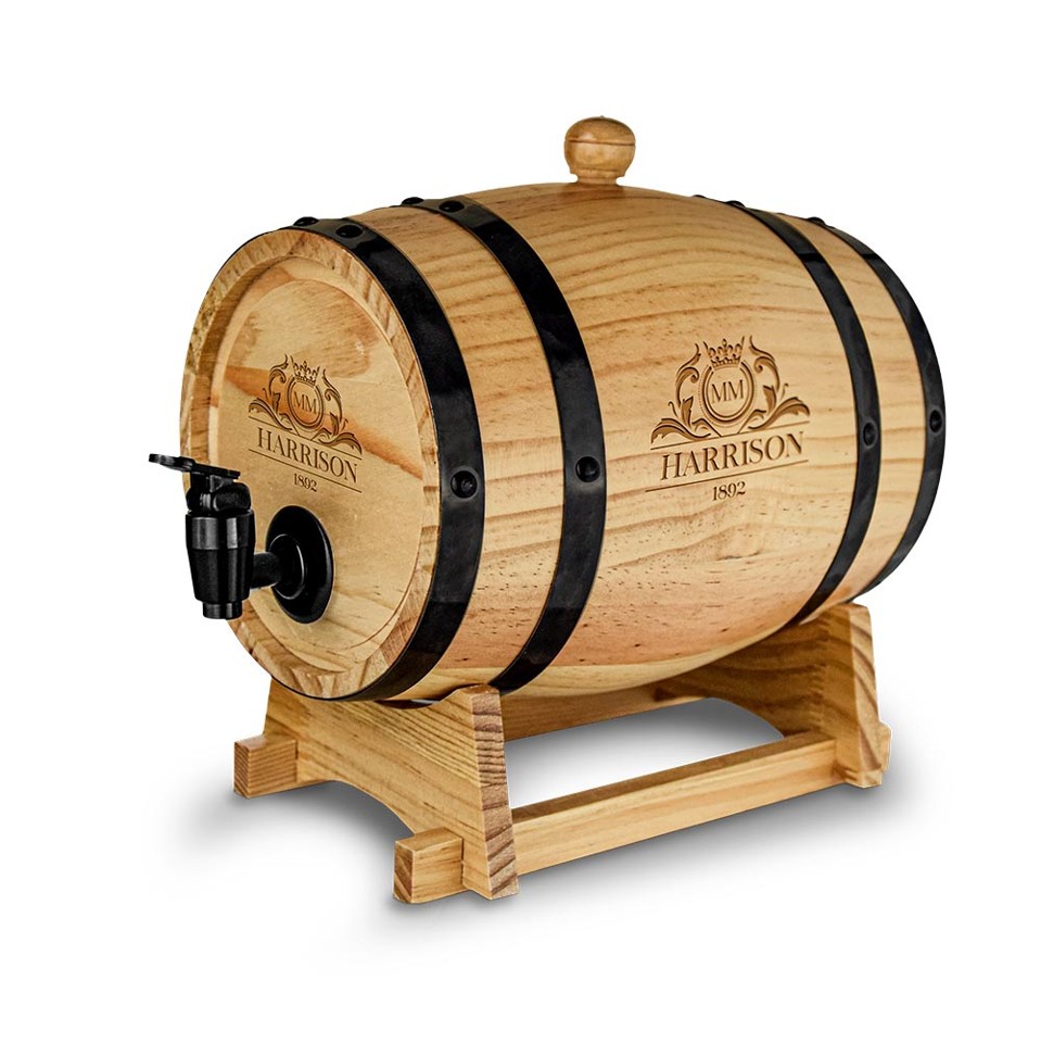 Wooden Barral Dispenser