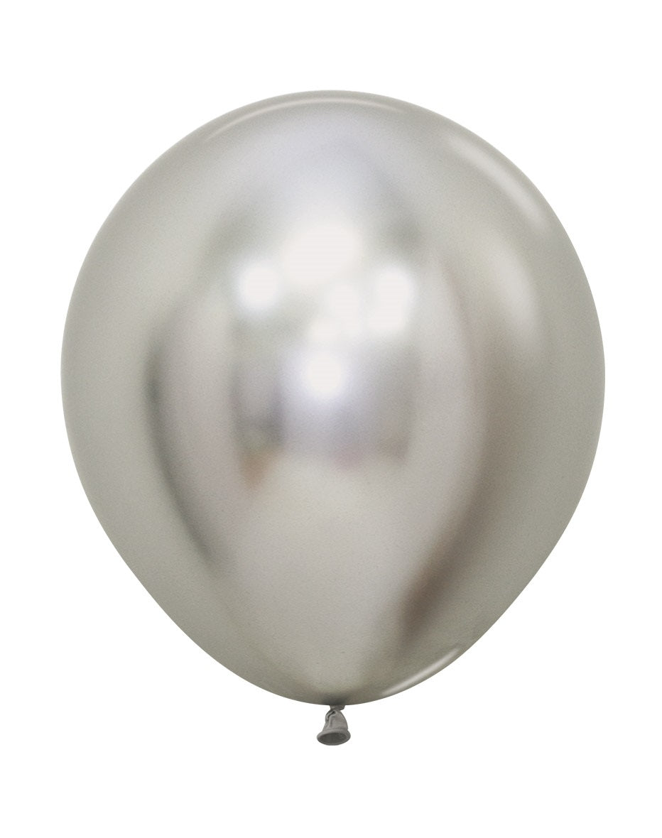 Zilveren Ballonnen 45cm 25st