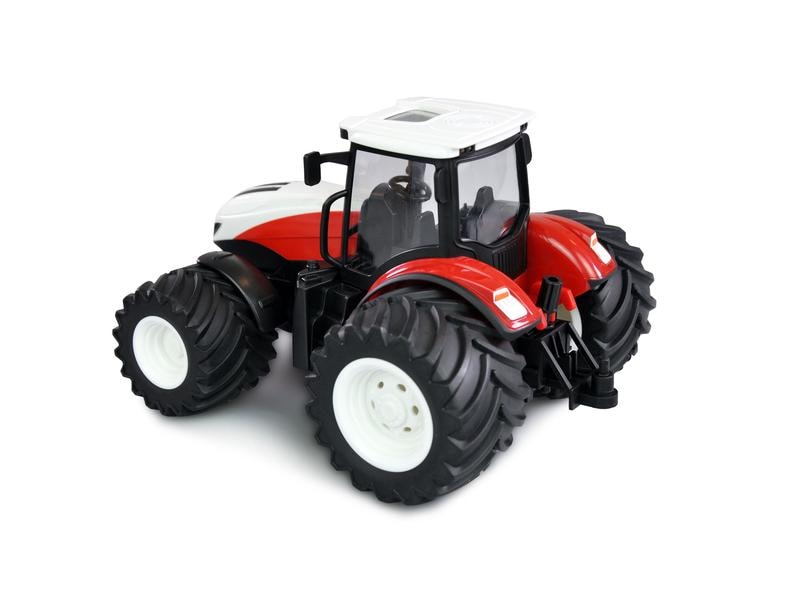 Amewi Traktor mit Viehtransporter RTR, 1:24 Ferngesteuerter Traktor mit Licht und Sound