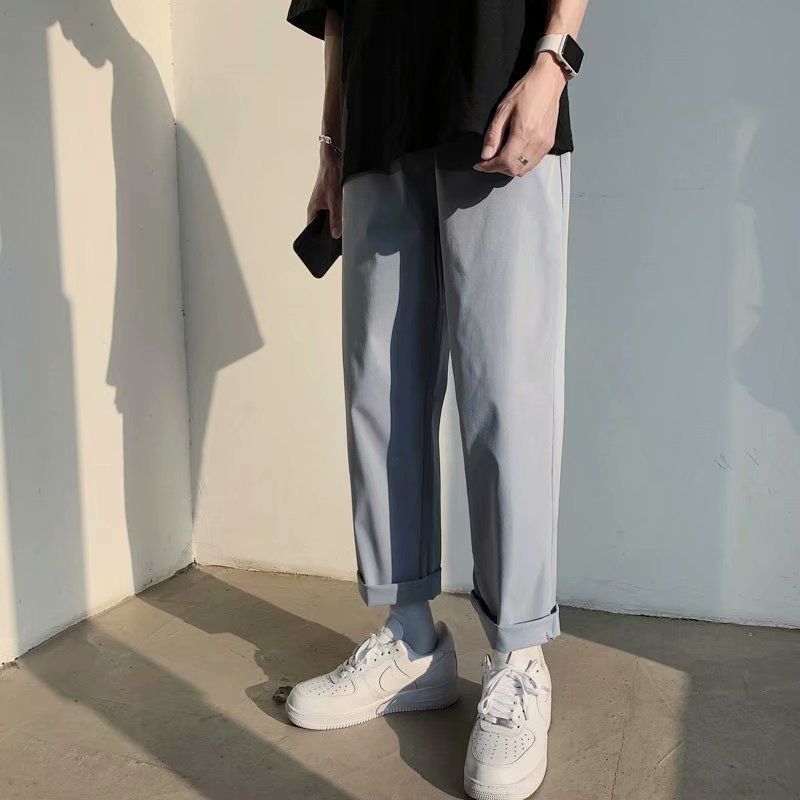Wescosso - Effen cropped broek