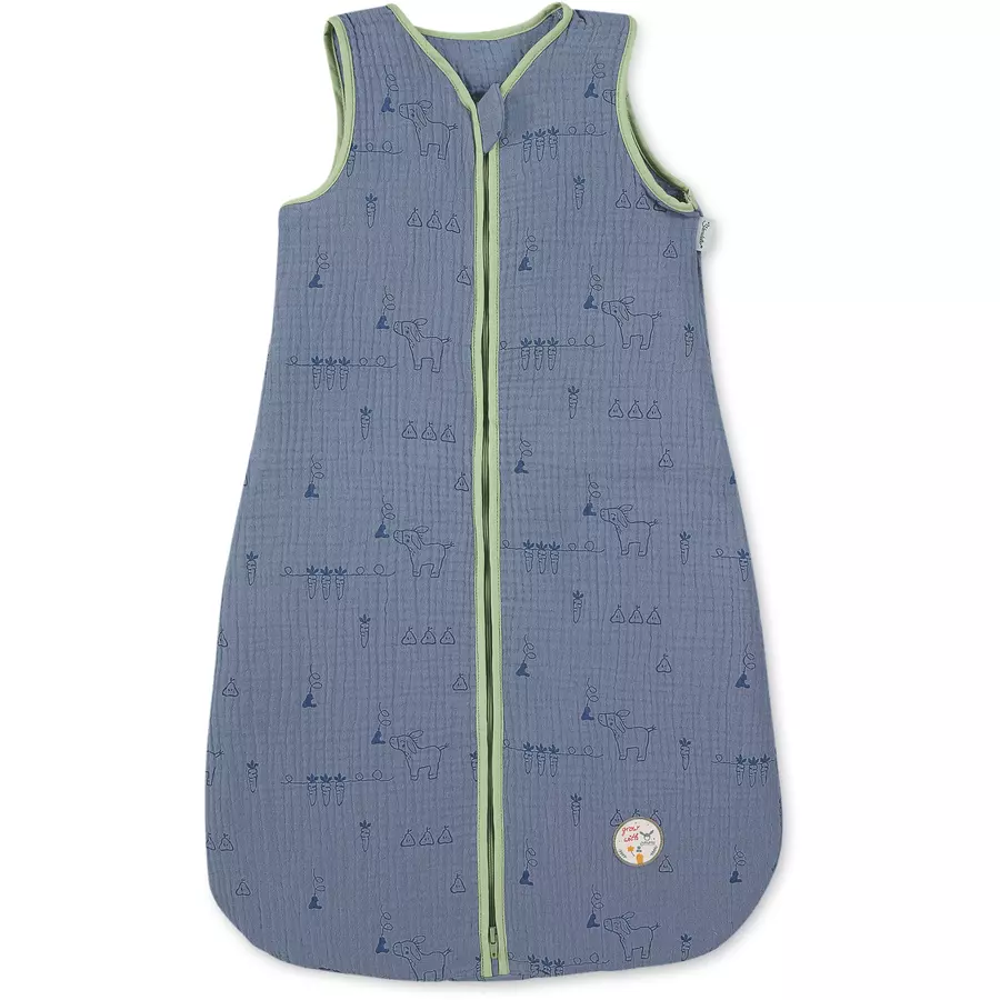 Sterntaler Musselin-Schlafsack Emmis Garden blau