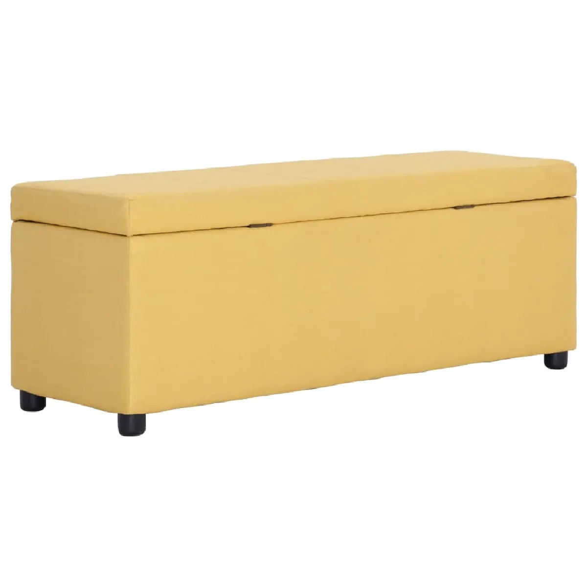 vidaXL Banc de rangement - Jaune