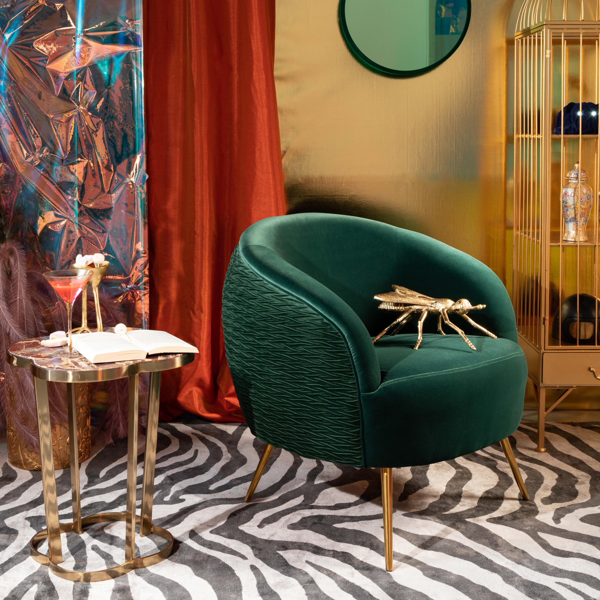 Fauteuil So curvy groen